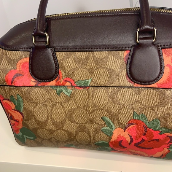 Coach Logo Floral matching wallet set / tote bag - Picture 15 of 16